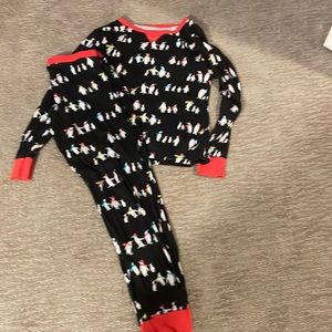 Penguin Christmas pajama set